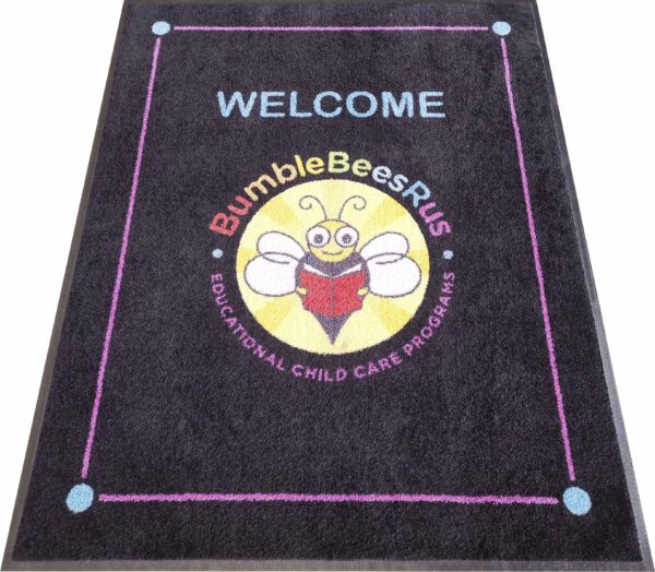 Nylon logo doormat