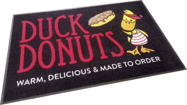 Nylon logo doormat